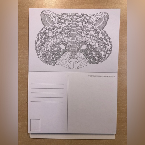 Animal Kingdom coloring book + 30 post card bundle - Picture 7 of 10